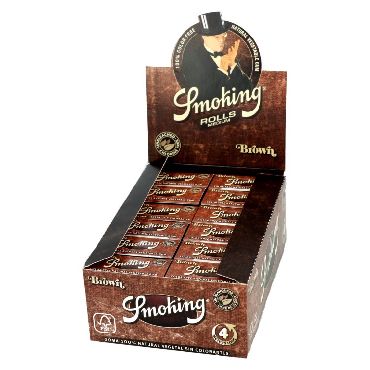 Bibułka SMOKING Rolls brązowa.jpg