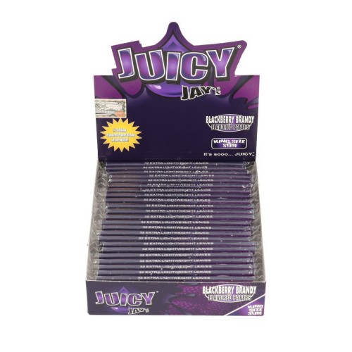 Bibułka Juicy Jay's slim KS jeżyna BOX 24 szt